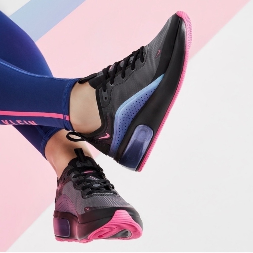 NIKE AIR MAX DIA in Blue and Laser Fuschia